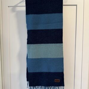 Coach Blue Striped Men's Scarf